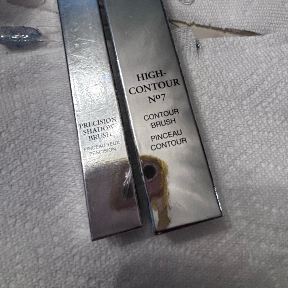 ❤️NIB-Lancôme -Contour No7 Silver Contour Brush& precision, shadow brush🥰
